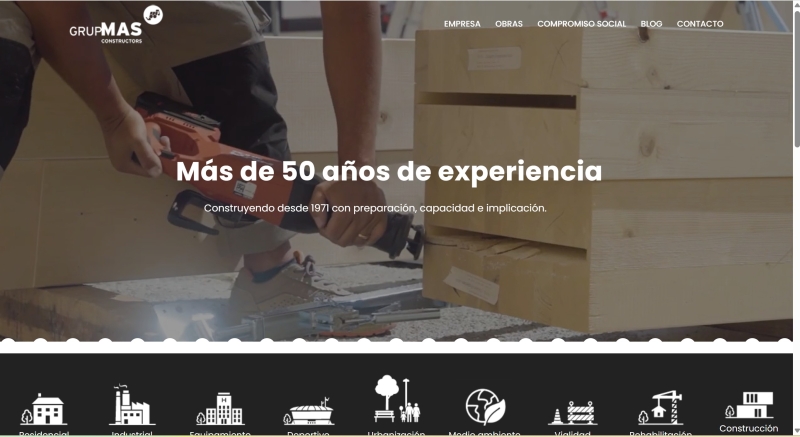 Grup Mas renova la seva pàgina web