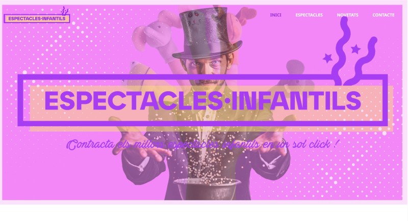 La web dels millors espectacles infantils