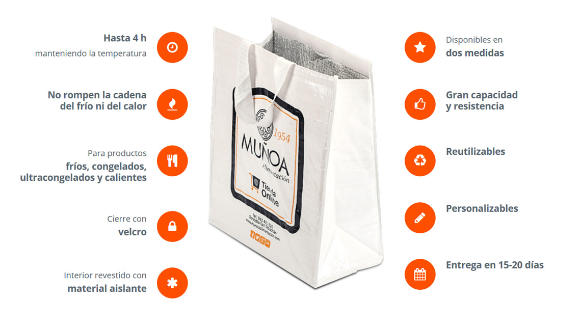 Projecte web per a Castel Pack: bosses isotèrmiques personalitzables