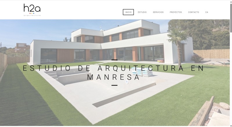 H2A Arquitectura – Disseny i desenvolupament web per a estudi d’arquitectura