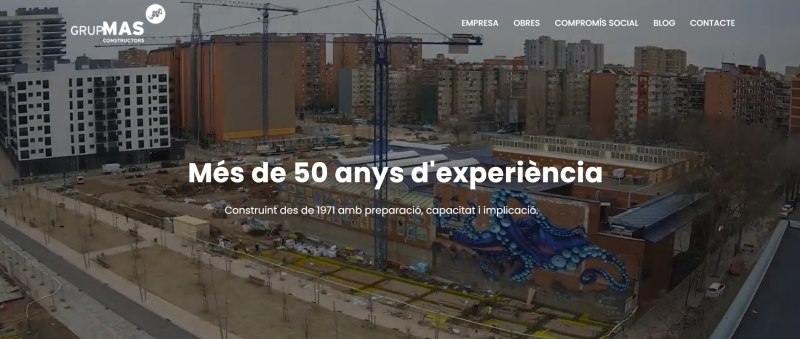 Nou disseny web per a Grup Mas