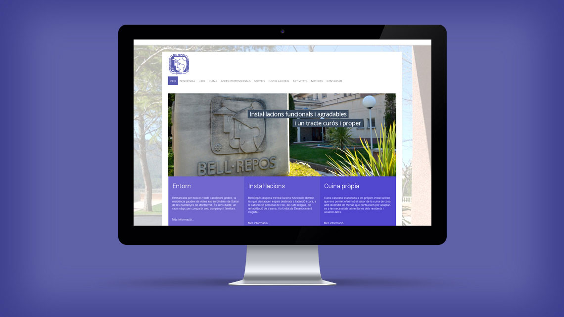 Projecte integral de web i SEO per a la Residència Bell Repòs