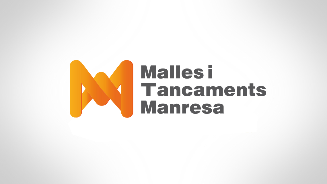 Disseny gràfic i restyling de logotip per a Malles i Tancaments Manresa