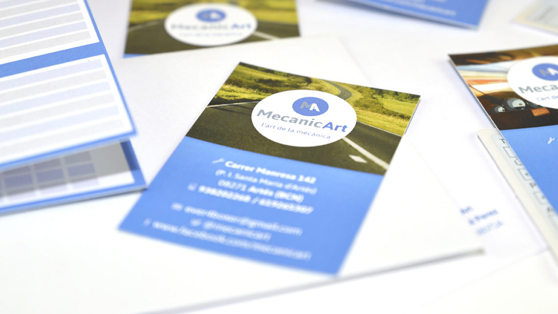 Disseny gràfic i branding per a Mecanic Art