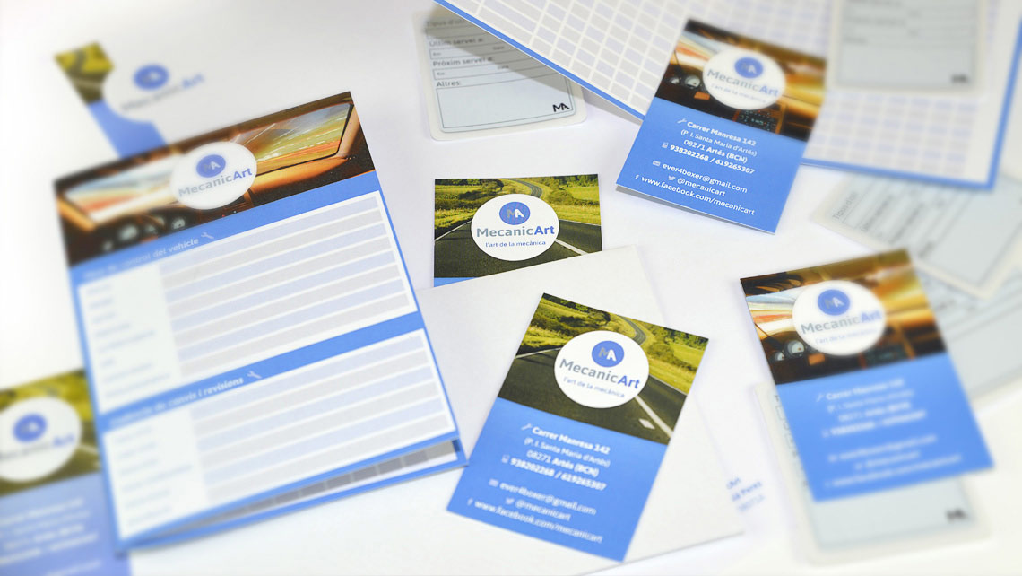 Disseny gràfic i branding per a Mecanic Art