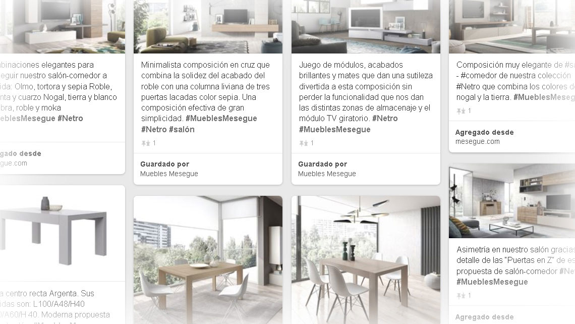 Gestió de xarxes socials per a Mobles Mesegué