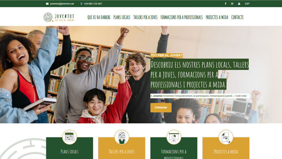 Disseny web per a Joventot