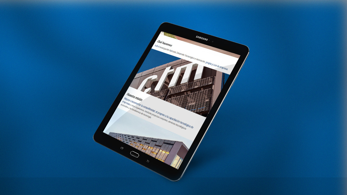 Programació web i posicionament SEO per al Centre Tecnològic de Manresa
