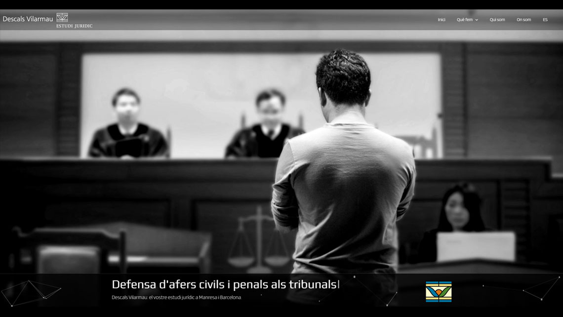 Disseny web i continguts per a Descals Vilarmau