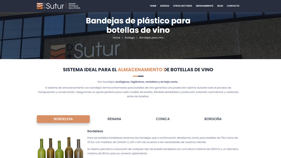 Disseny i posicionament web per a D Mas Sutur